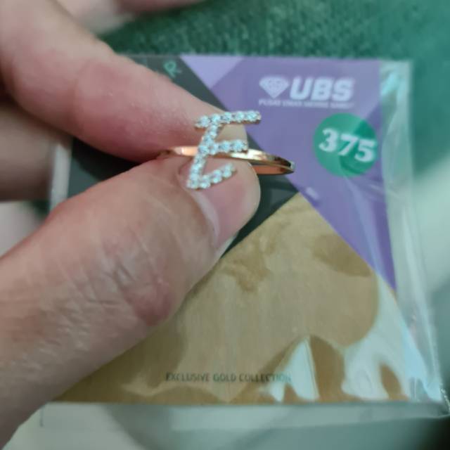 Cincin alpha star huruf E kadar 375