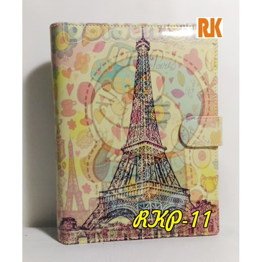 

BD--87 Binder KULIT SINTETIS 20 Ring Paris Doraemon (RKP-11)