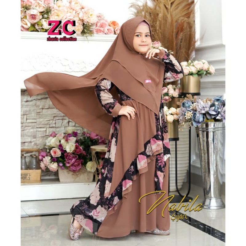 NABILA SYAR'I SET ANAK ORIGINAL BY ZC