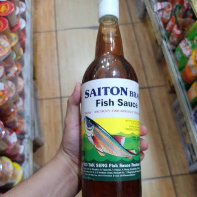 

[BUMBU][BOTOL]750ML HULO SAITON BRAND FISH SAUCE/KECAP IKAN THAILAND