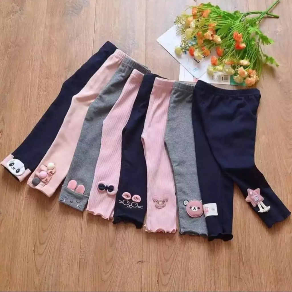 Legging Anak Perempuan IMPORT Leging Anak Import 6 bulan - 9 Tahun Legging anak Bawahan Anak Perempuan