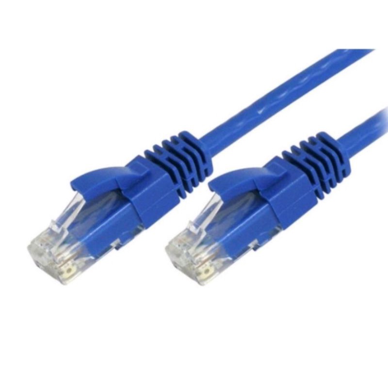 kabel Lan Cat 5E 5meter Biru / kabel lan cat 5e biru 5meter / kabel lan nyk cat 5e