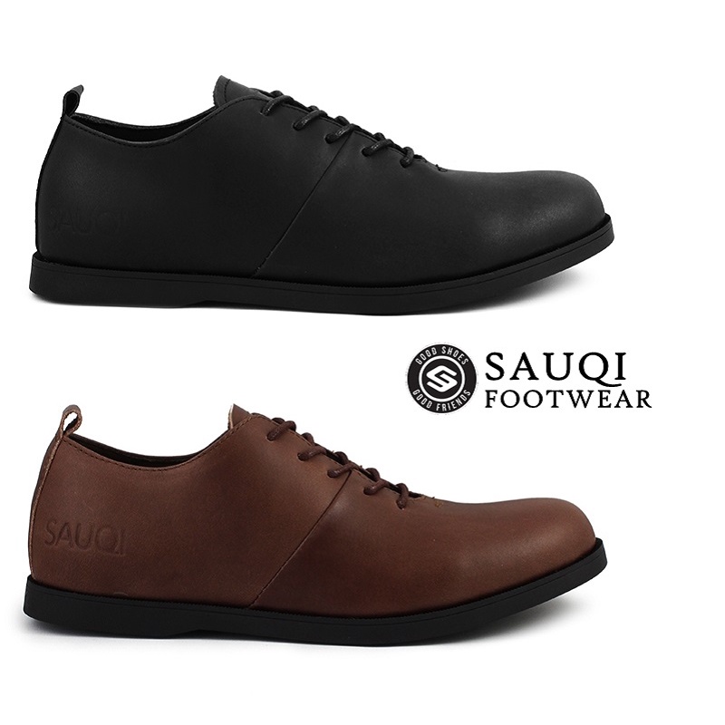 SEPATU KULIT ORIGINAL SAUQI FOOTWEAR VEGAS BAHAN KULIT ASLI 100%