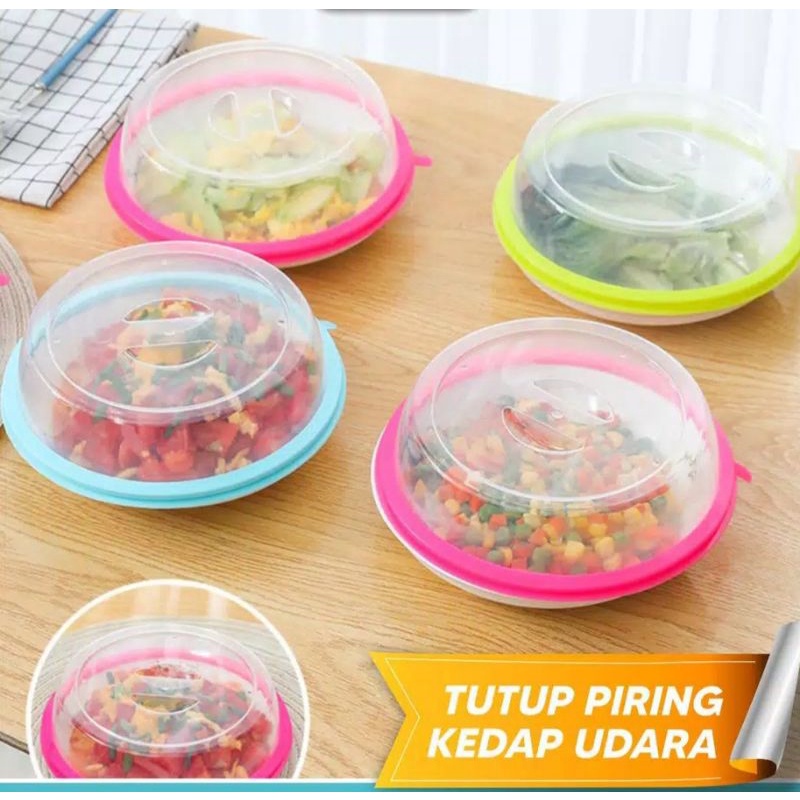 COD PENUTUP MAKANAN PIRING PINK Microwave Kulkas