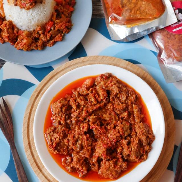 

Sambal krecek daging + tetelan