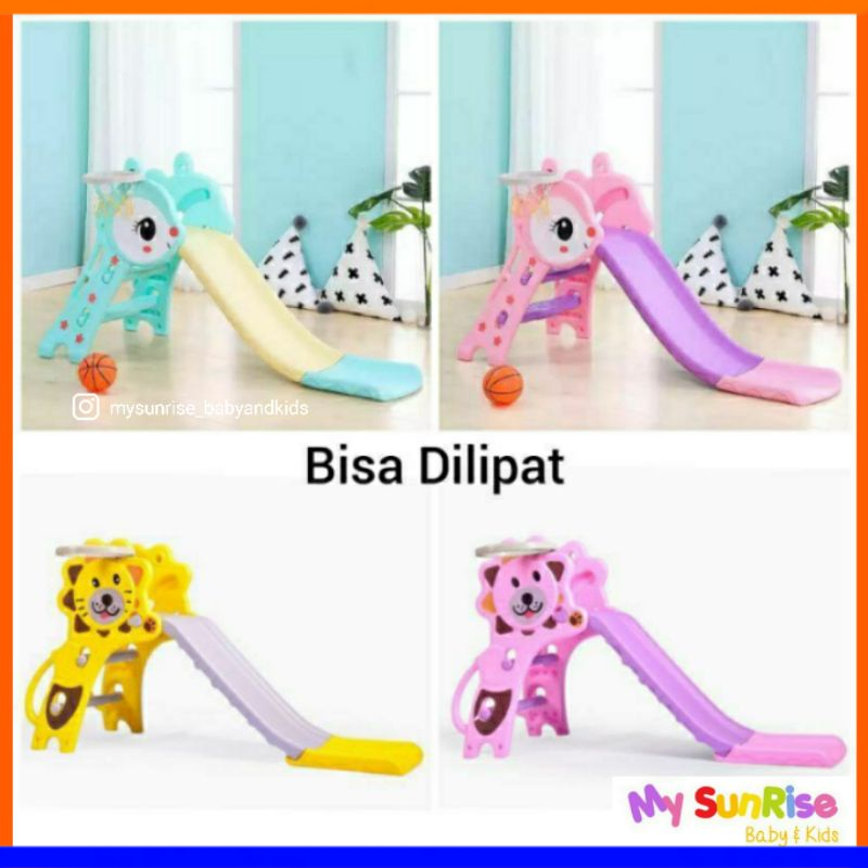 READY STOCK  SLIDE Mainan Perosotan + Basketball Anak / Perusutan Anak Surabaya / Slide Rusa