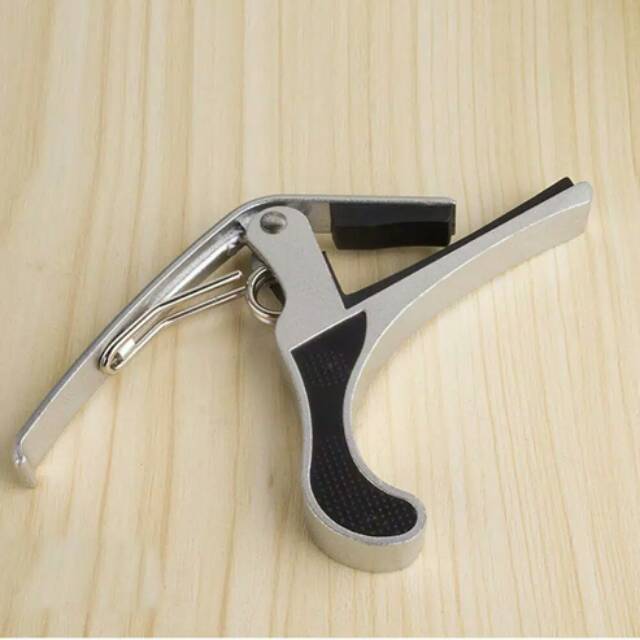Capo untuk gitar, bahan besi alloy, kuat, penjepit gitar
