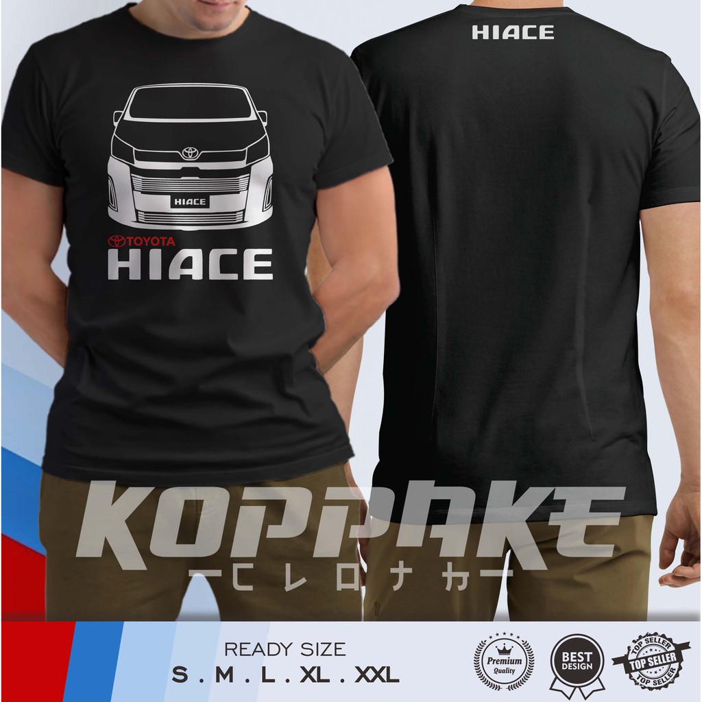 Kaos Mobil Toyota Hiace Commuter Deluxe 2020 Baju Otomotif