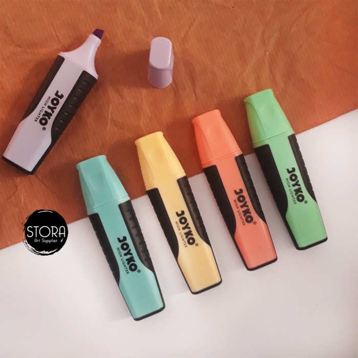 

Joyko Highlighter Textliner Pastel Color Original Colour