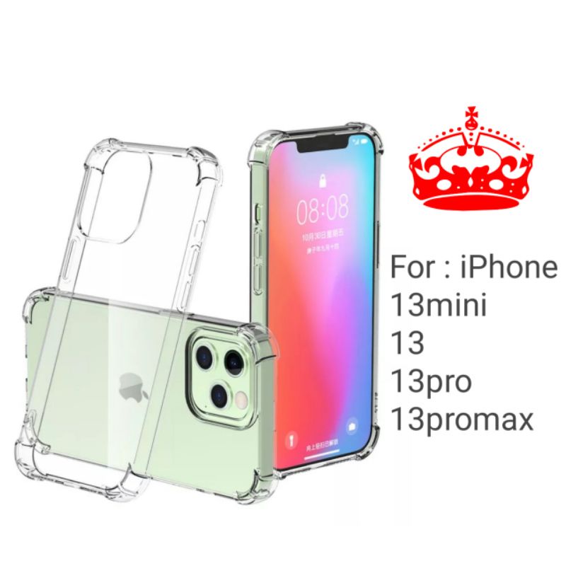 Softcase Iphone 13 Mini Pro Max 13mini 13pro 13promax Silicon Clear Case Bening Transparan Casing Cover Silikon Soft Jelly