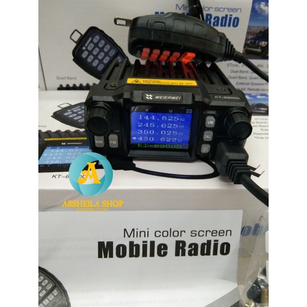 Radio rig weirwei 4 band original garansi 1 th