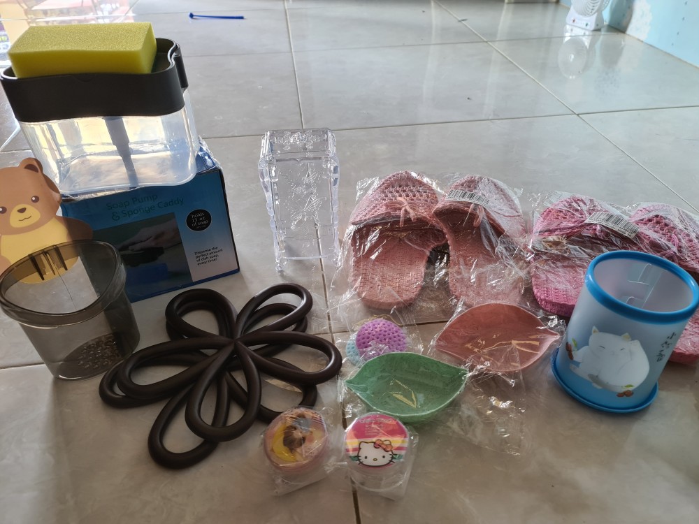 Dispenser Sabun Cuci Piring Plus Tempat Spon (free 1 Pc Spon)