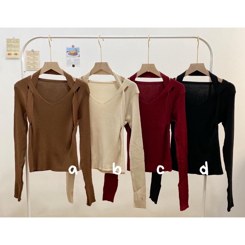 MC2100 Atasan import wanita  Atasan wanita korea import korean knit atasan wanita rajut import atasa