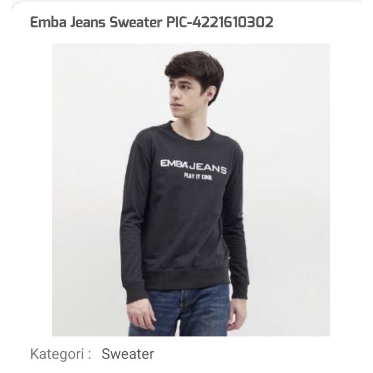 SWEATER EMBA JEANS ORI