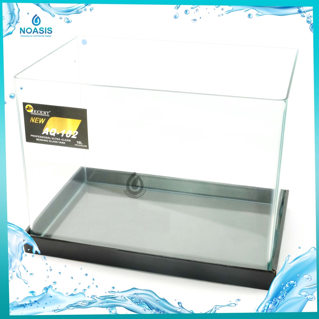 AQUARIUM AQUASCAPE BENDING IMPORT GLASS TANK RECENT AQ 102(GOJEK/GRAB)