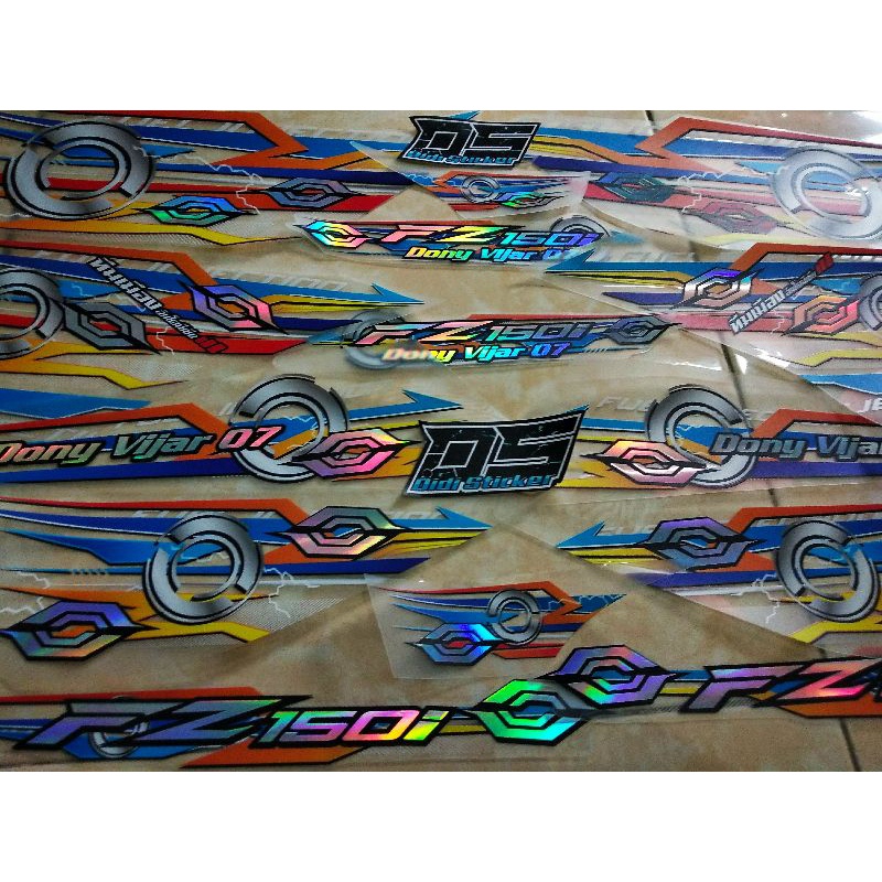 STRIPING TRANSPARAN HOLOGRAM KEREN VIXION OLD COSTUM