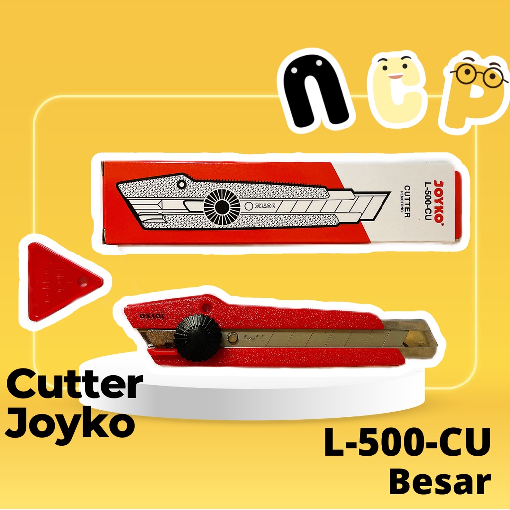 

JOYKO Cutter Besar L-500 Cutter Pemotong Kertas Besar 18 mm L 500 L500