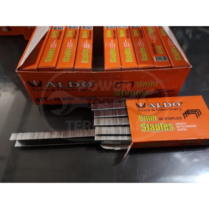

ISI STAPLES U ALDO 8 MM (1 pak isi 1000 pcs) ISI GUN TUCKER MANUAL