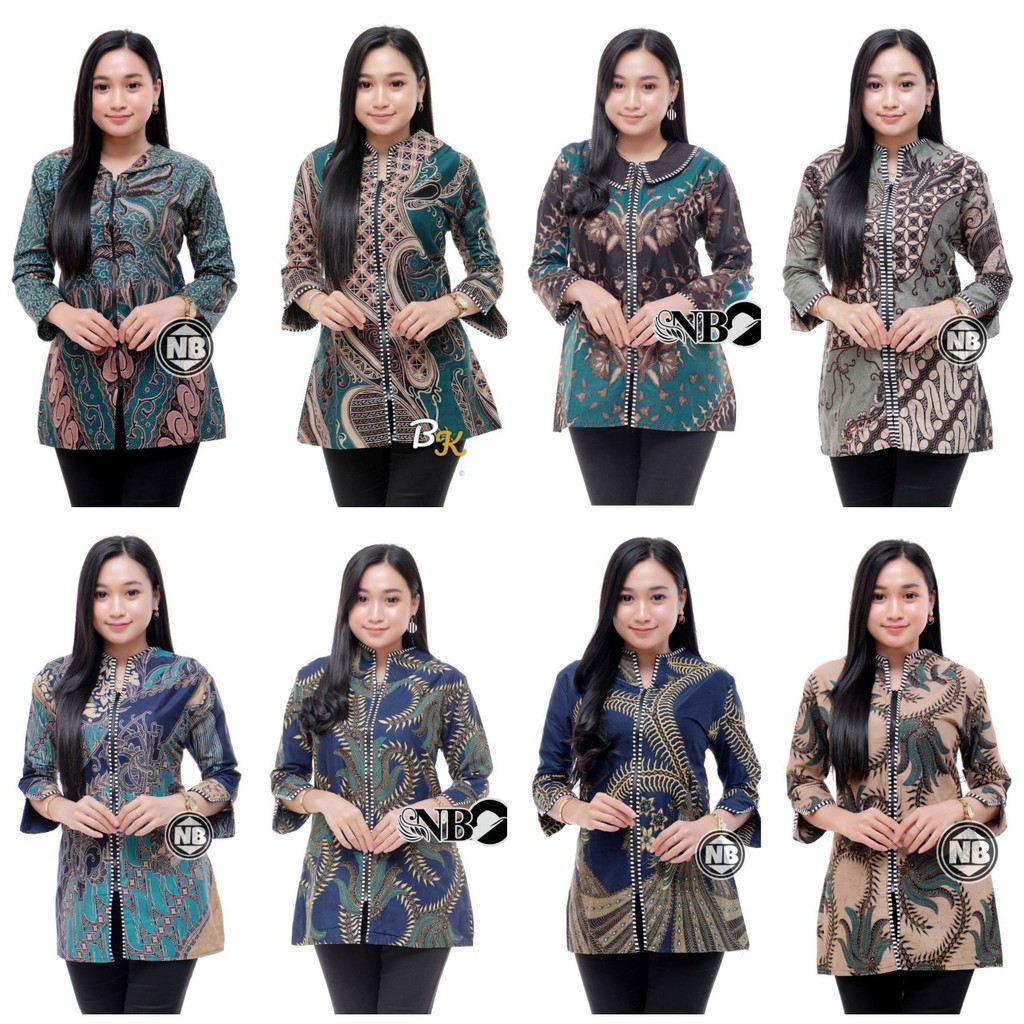 Batik Kalongan | Blouse Batik Atasan Wanita Seragam Kantor Best Seller Terlaris