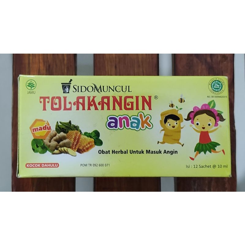 Tolak Angin Anak isi 12 / Masuk Angin / Mual / Kembung Mulas / Pusing