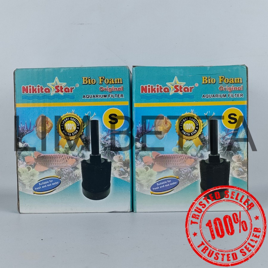 Bio Foam Filter S / Bio Sponge mini filter Aquarium / Biofoam Nikita Star