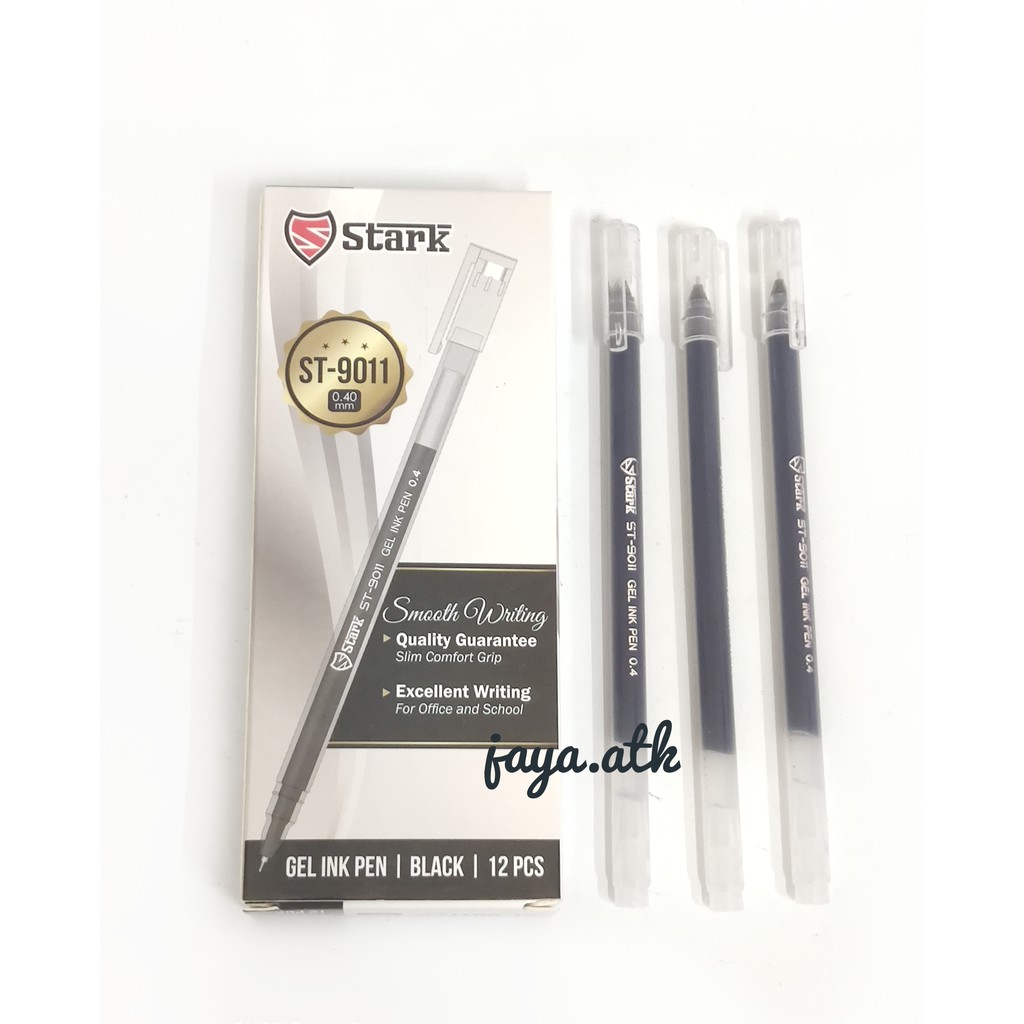 PULPEN GEL UJUNG LANCIP 0.5 MM PULPEN GEL MURAH PEN GEL TRANSPARANT POLOS NEEDLE TIP