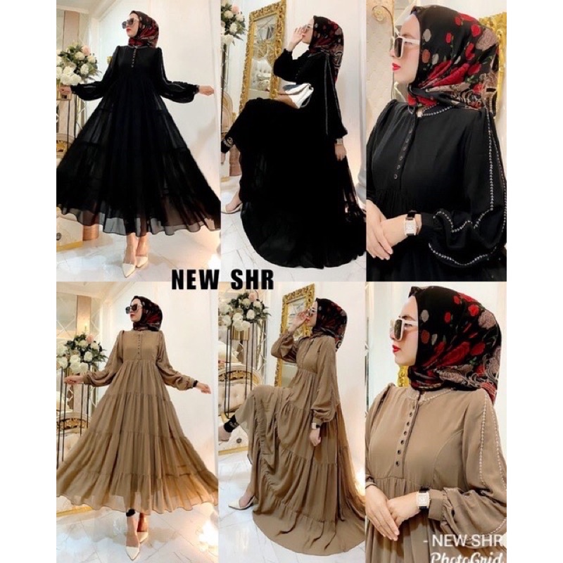 JINGGA DRESS MOM BY ANUM (PO 19 JANUARI) / READY NEWWW REALPICT ORI SHR GAMIS GURAME LV HIGH QUALITY