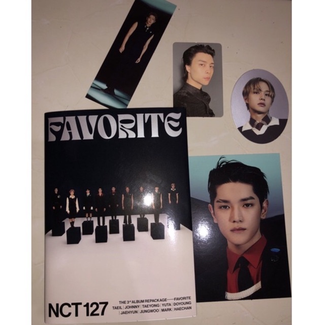 Album Favorite NCT 127 fullset unsealed pc johnny jungwoo taeyong