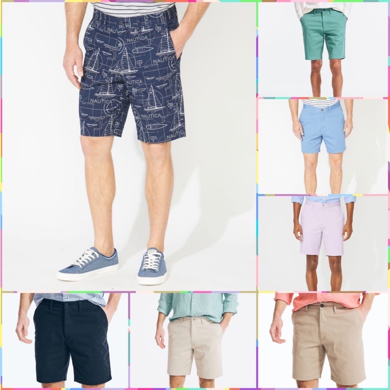 NAUTICA Short Pants Flower and Sketch / Celana Pendek Nautica / Celana Pendek Pria /Celana Kain Pria