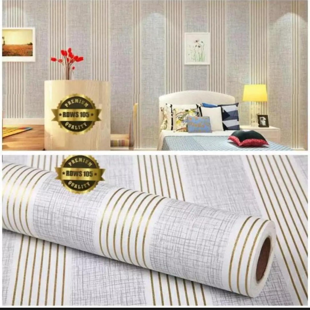 Wallpaper dinding 3d kamar tidur / Wallpaper dinding kamar tidur anak wallstiker Motif Ulir Batik Polkadot Mix Ukuran 45Cmx 5 Meter-GH022-5M
