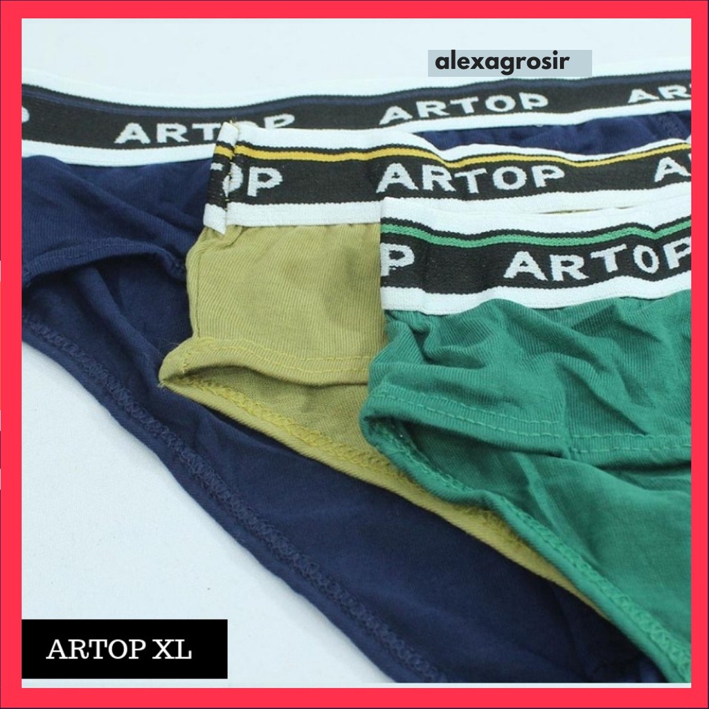 Undies Celana Dalam Pria Polos Merk Artop celana dalam pria artop murah size M L XL