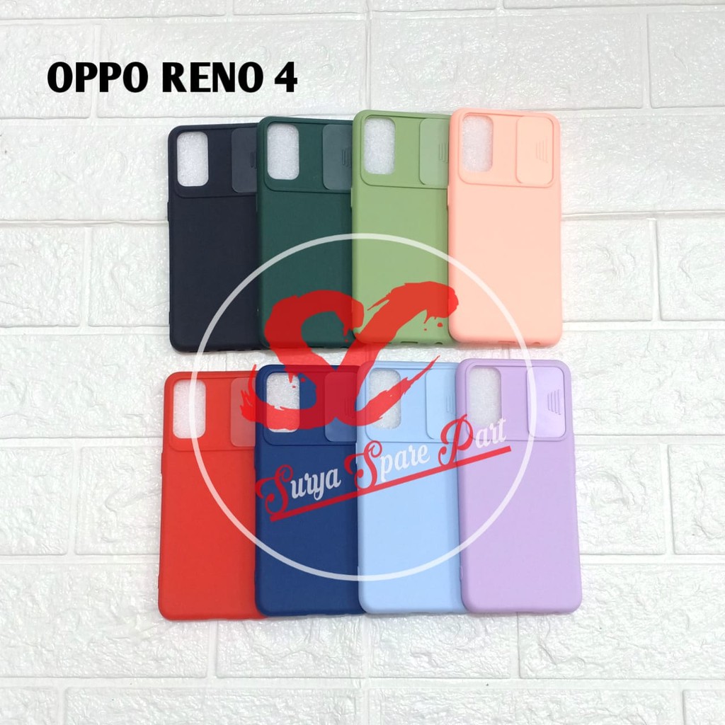 SOFTCASE SLIDE CAMERA PROTECTOR RENO 4 RENO 4F A74 4G A74 5G A3S REALME C1 - SC