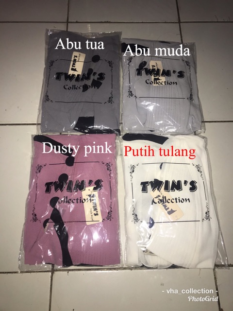 TWINS | Khimar KANCING 2LIST ceruty babydoll