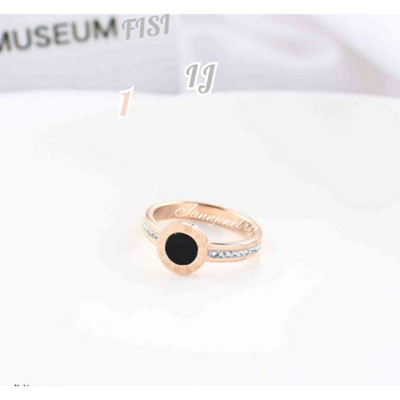 Cincin Titanium Premium Fashion Korea Stylish Anti Karat &amp; Alergi