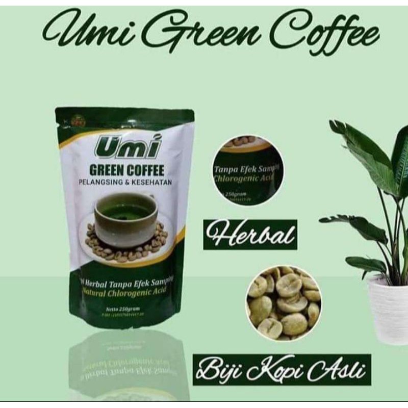 

Umi Green Cofee/Kopi Kesehatan dan Pelangsing/Biji Kopi hijau asli herbal