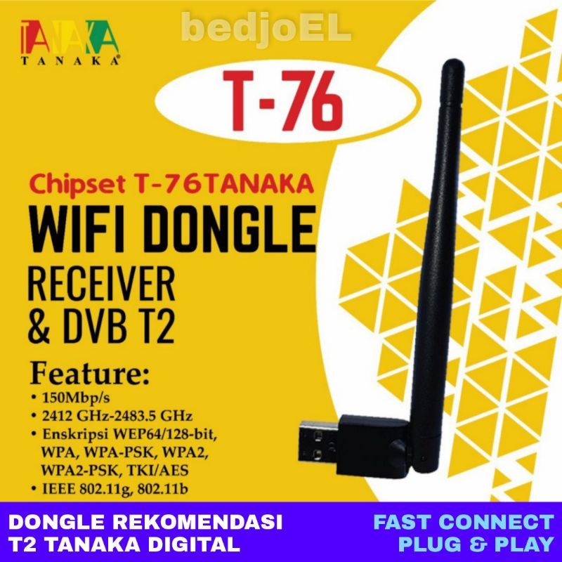 USB DONGLE WIFI TANAKA (COCOK UTK SEMUA MERK STB)