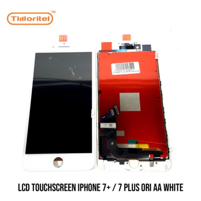 LCD+TS KOMPATIBLE UNTUK IPHONE 7+ (PLUS) WHITE BLACK