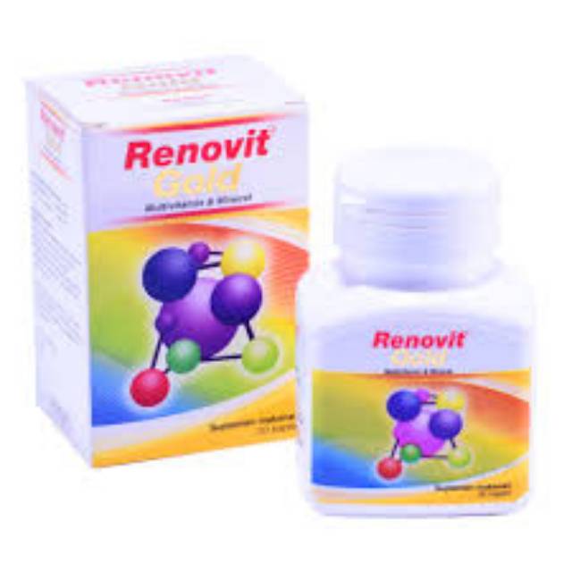 Renovit / Renovit Gold Botol isi 30 kaplet