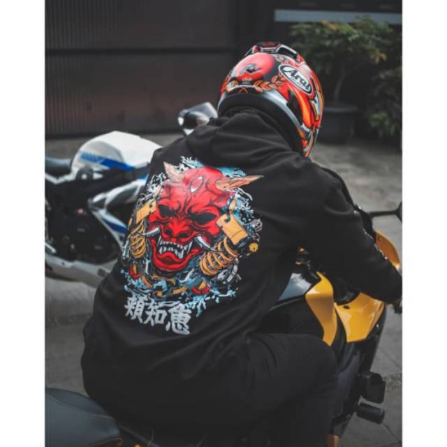 Hoodie Sunmori Red Devil V.2 X Shock Built To The Ride Limited Edition