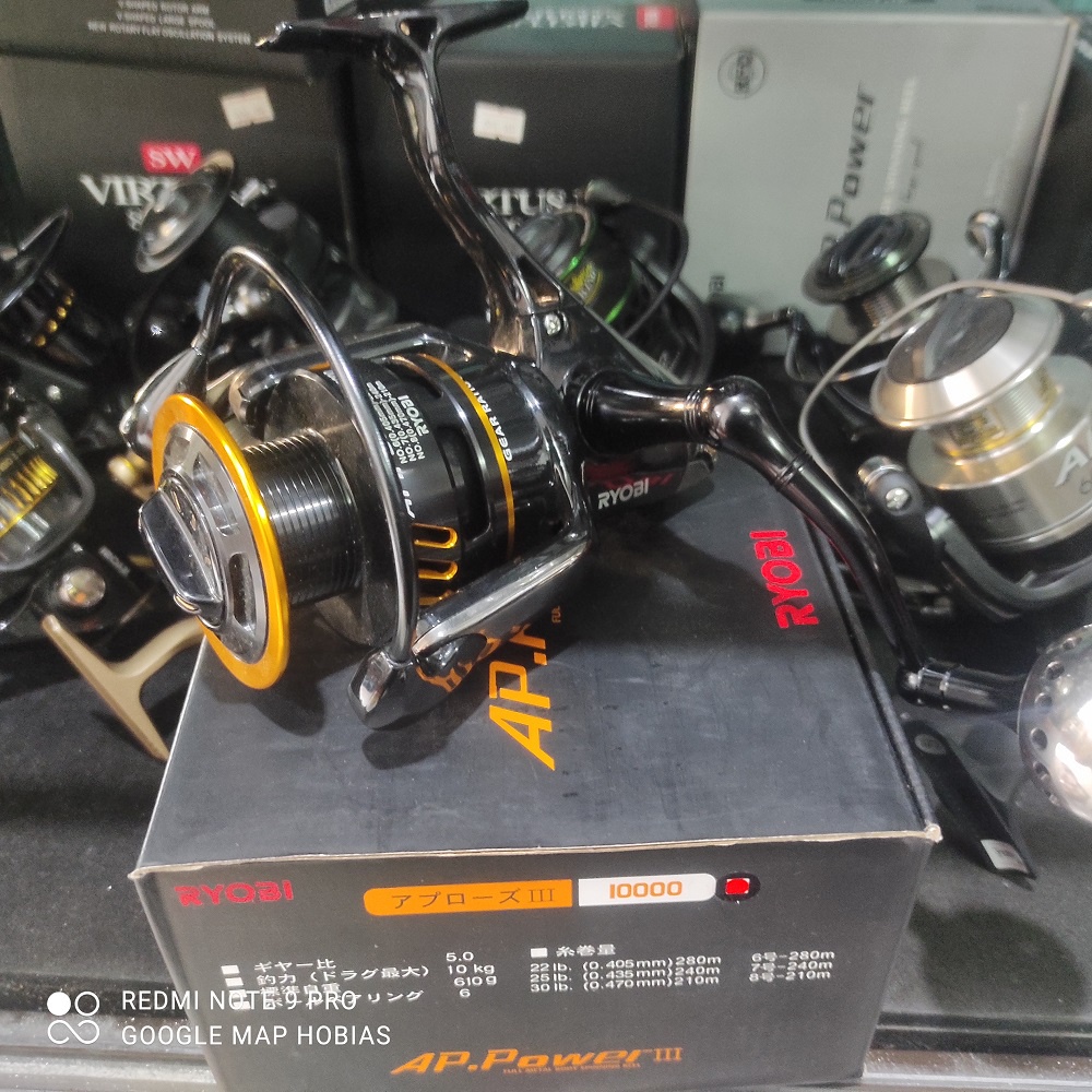 Reel Pancing Ryobi AP Power III 1000. 2000. 3000. 4000. 6000. 10000
