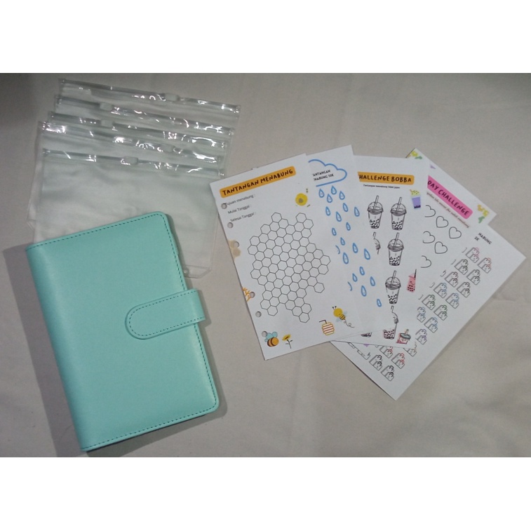 

Paket Binder Keuangan A6 PU Lather Biru Tosca | Binder Keuangan/Anggaran