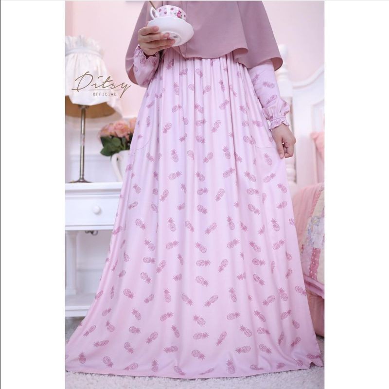 Ditsy Februari Anaanas Pink L
