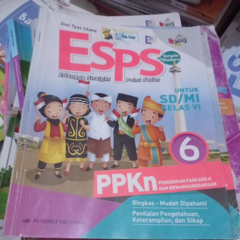 buku Esps ppkn 6 sd revisi