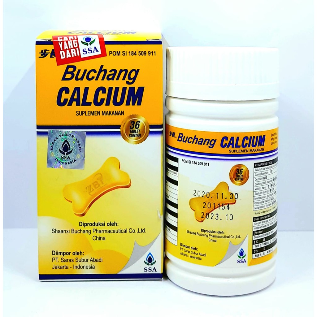 BUCHANG CALCIUM - kalsium tulang - obat pengapuran tulang - vitamin tulang