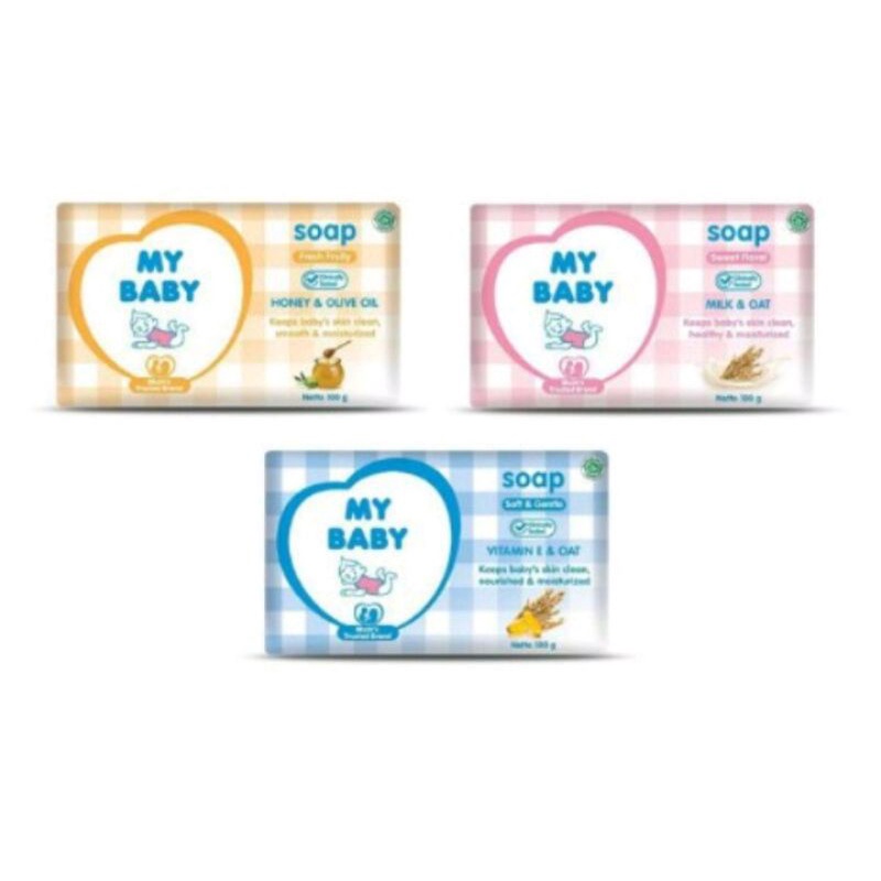 My baby Bar soap / sabun batang My Baby 60gr