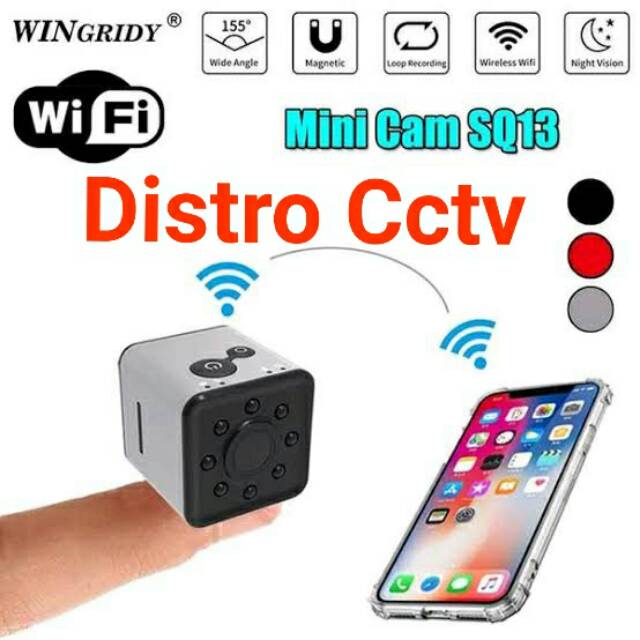 MINI DV SQ13 WIFI Camera Waterproof Kamera Pengintai Hidden Camera Spy Tersembunyi