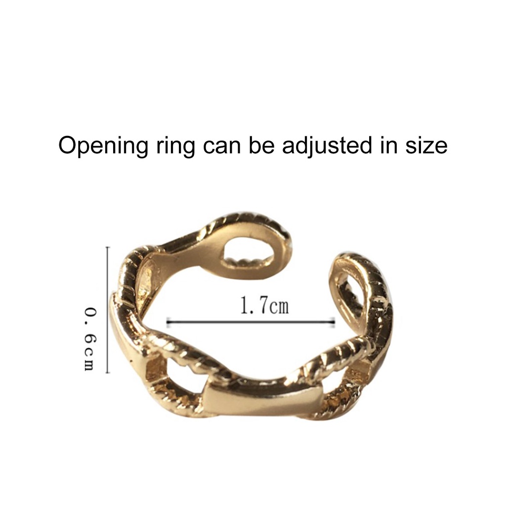 Hu Hu Hu Hu Hu Alat Bantu Pasang Kacamata♡ Cincin Adjustable Desain Hollow Bahan Alloy Untuk Wanita