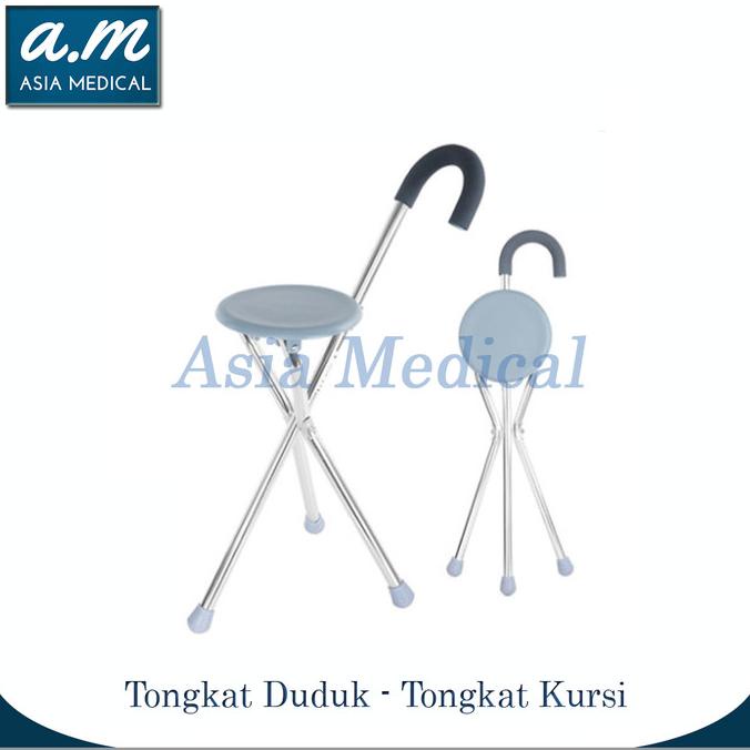 Tongkat Duduk Sella-Kursi Lipat Sella