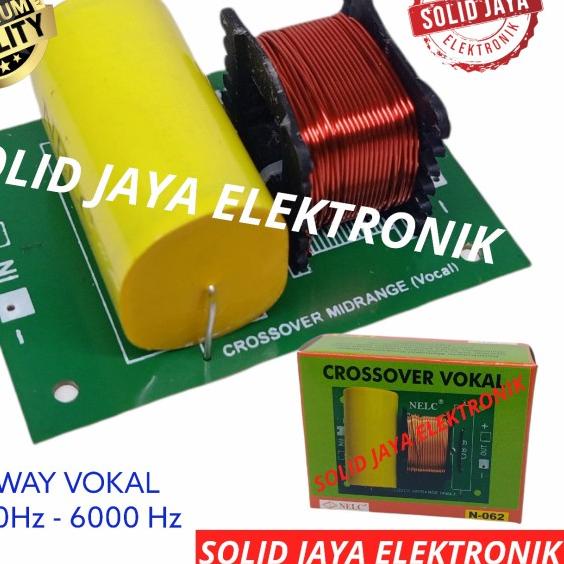 ✼ CROSSOVER PASIF VOKAL CROSSOVER VOKAL 1 WAY MIDDLE NELC N-062 ASLI ♫