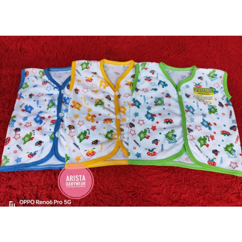 ARSELbaby - atasan baju bayi putih motif